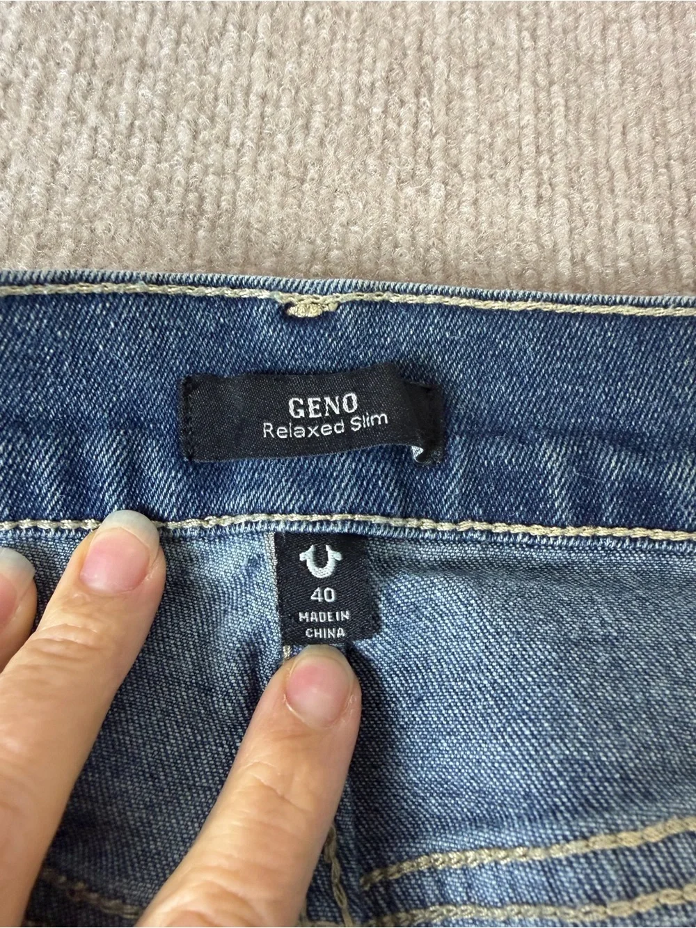 True Religion Men's Ricky Relaxed Straight Leg Jeans Relaxed Slim